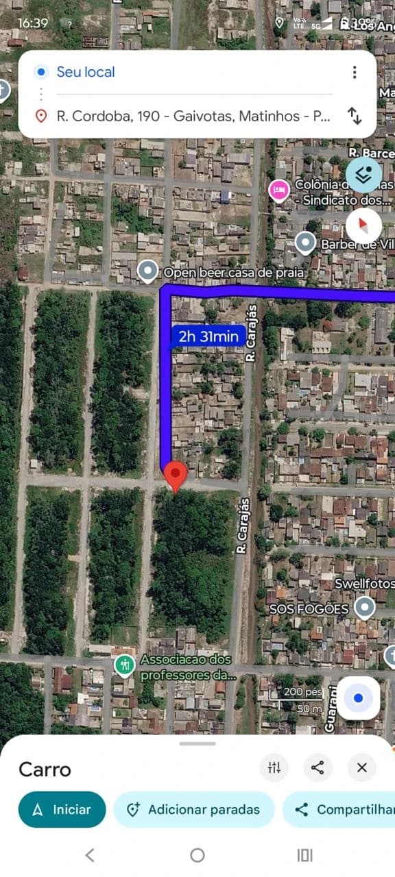 Terreno Parcelado Balneário Gaivotas - Matinhos